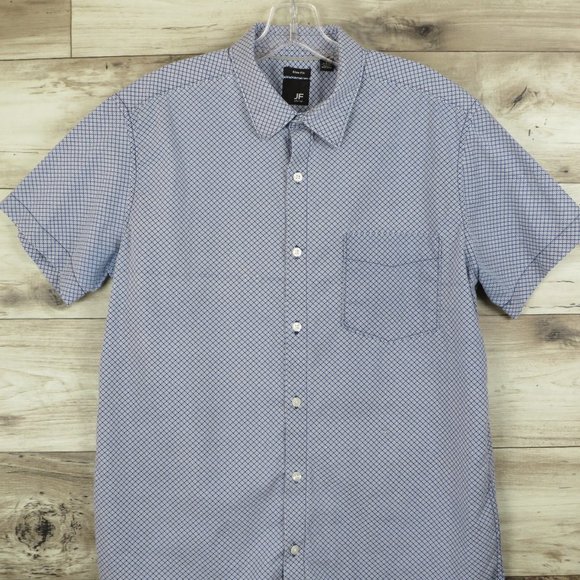 J.‎ Ferrar* Men's Short Sleeve Button Down Chest Pocket Shirt Size~ Large - Picture 4 of 9